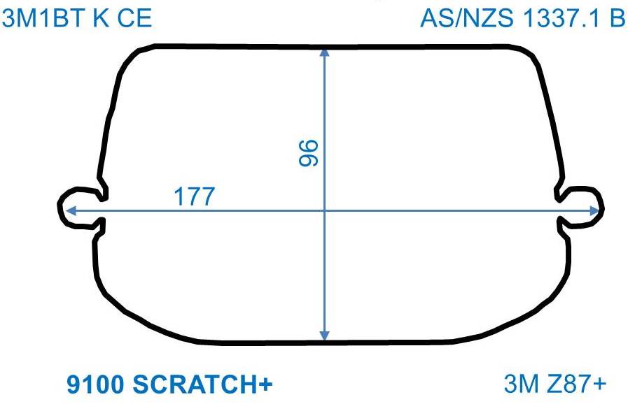 Äußere Scheiben SPEEDGLAS 9100, G5-01/03, extra kratzfest, 10er Pack