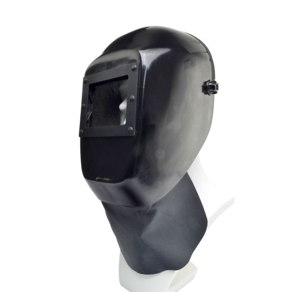 WKS Schweißer-Kopfschutzschild GF-K 4, mit angenitetem Brustlatz, ohne Gläser
